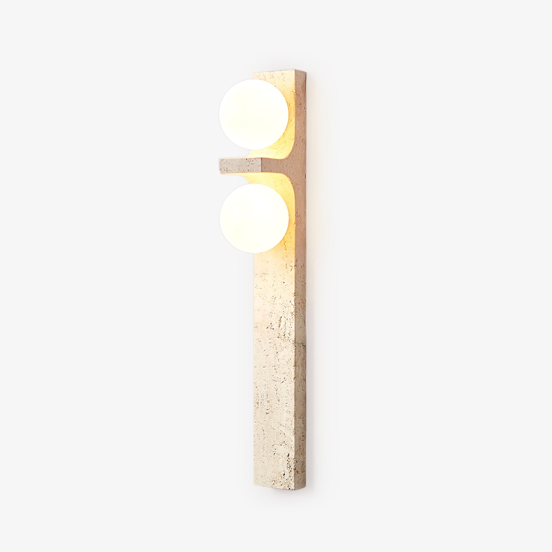 Cassiopeia Travertine Wall Light - Letslighting