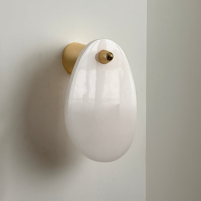 Norduvys Modern Luxurious Metal Marble Wall Lamp - Lamp Copper