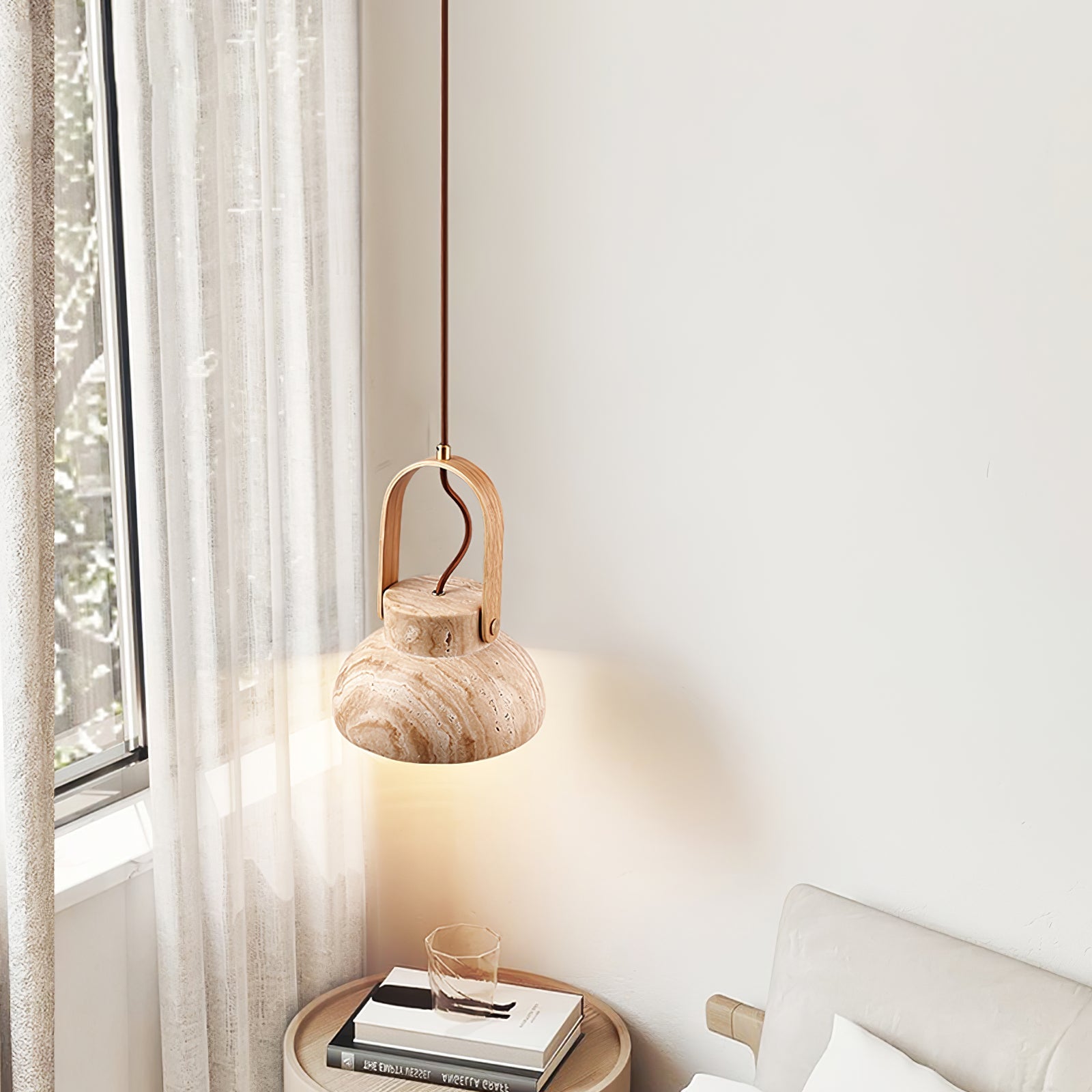 Aveline Travertine Pendant Light - Vakkerlight