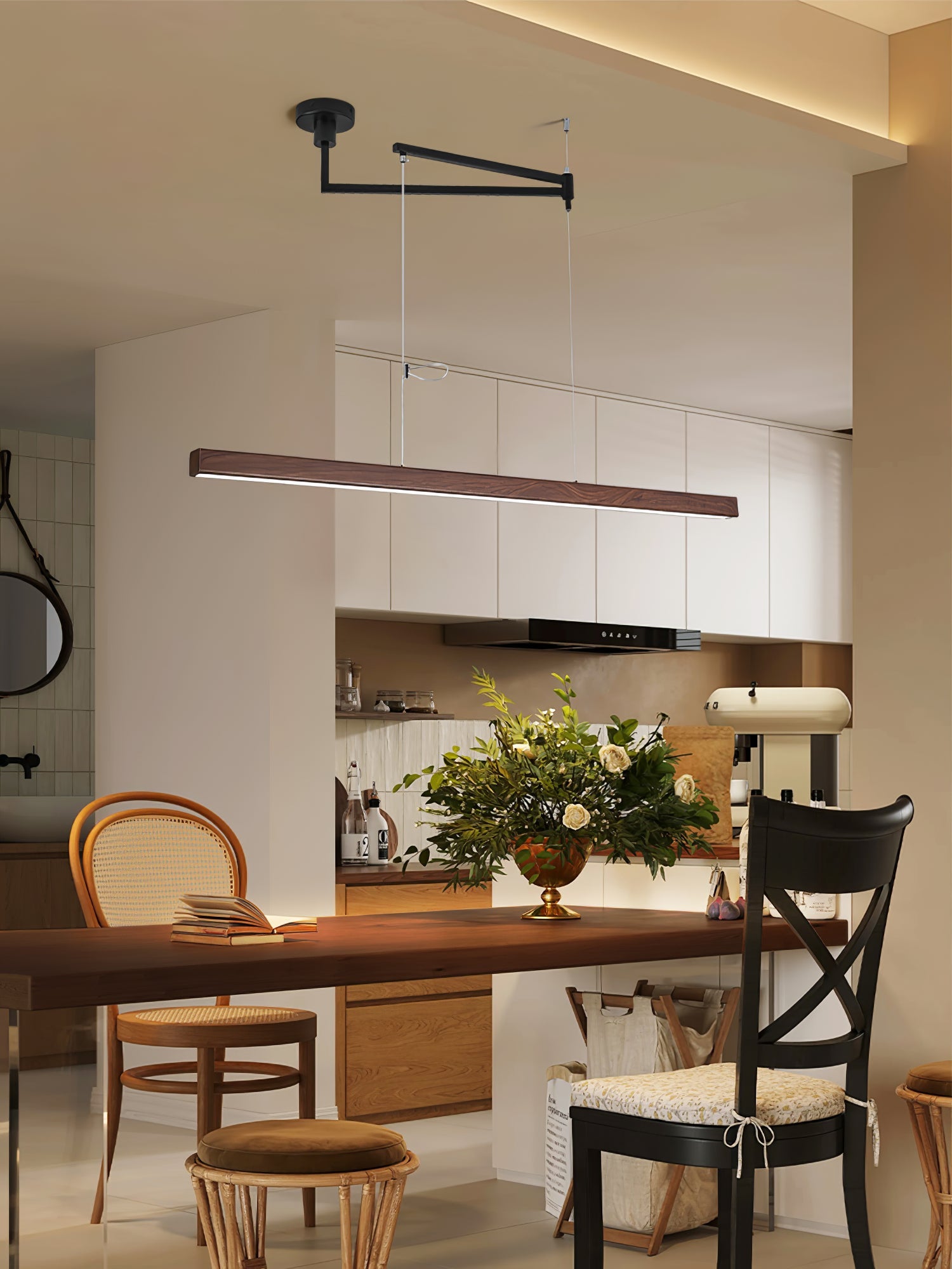 Axis Swing Arm Linear Pendant Light - Vakkerlight