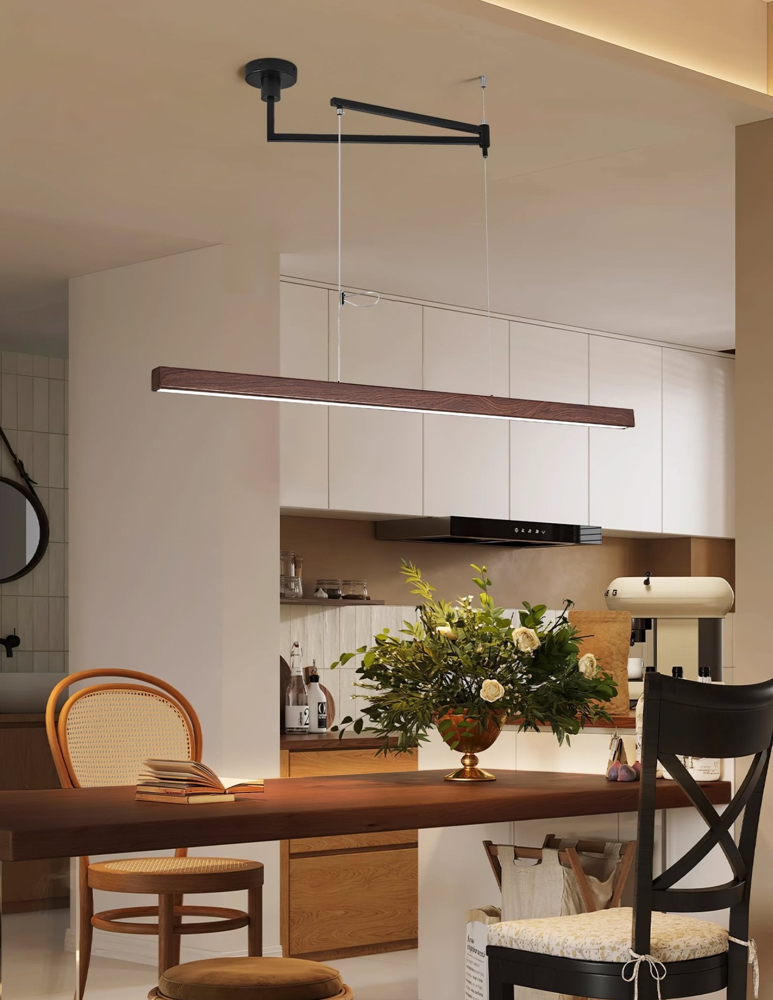 Axis Swing Arm Linear Pendant Light - Vakkerlight