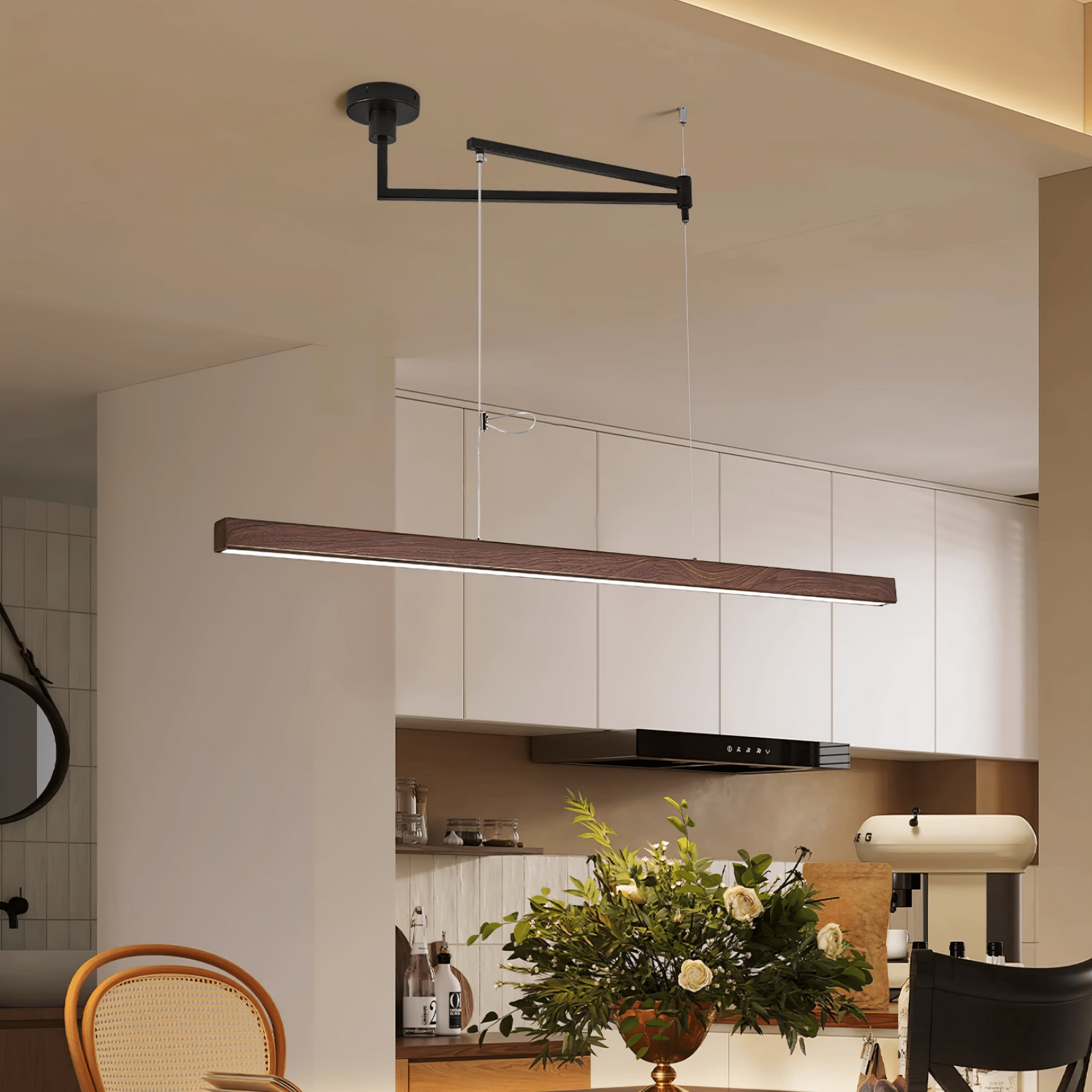 Axis Swing Arm Linear Pendant Light - Vakkerlight