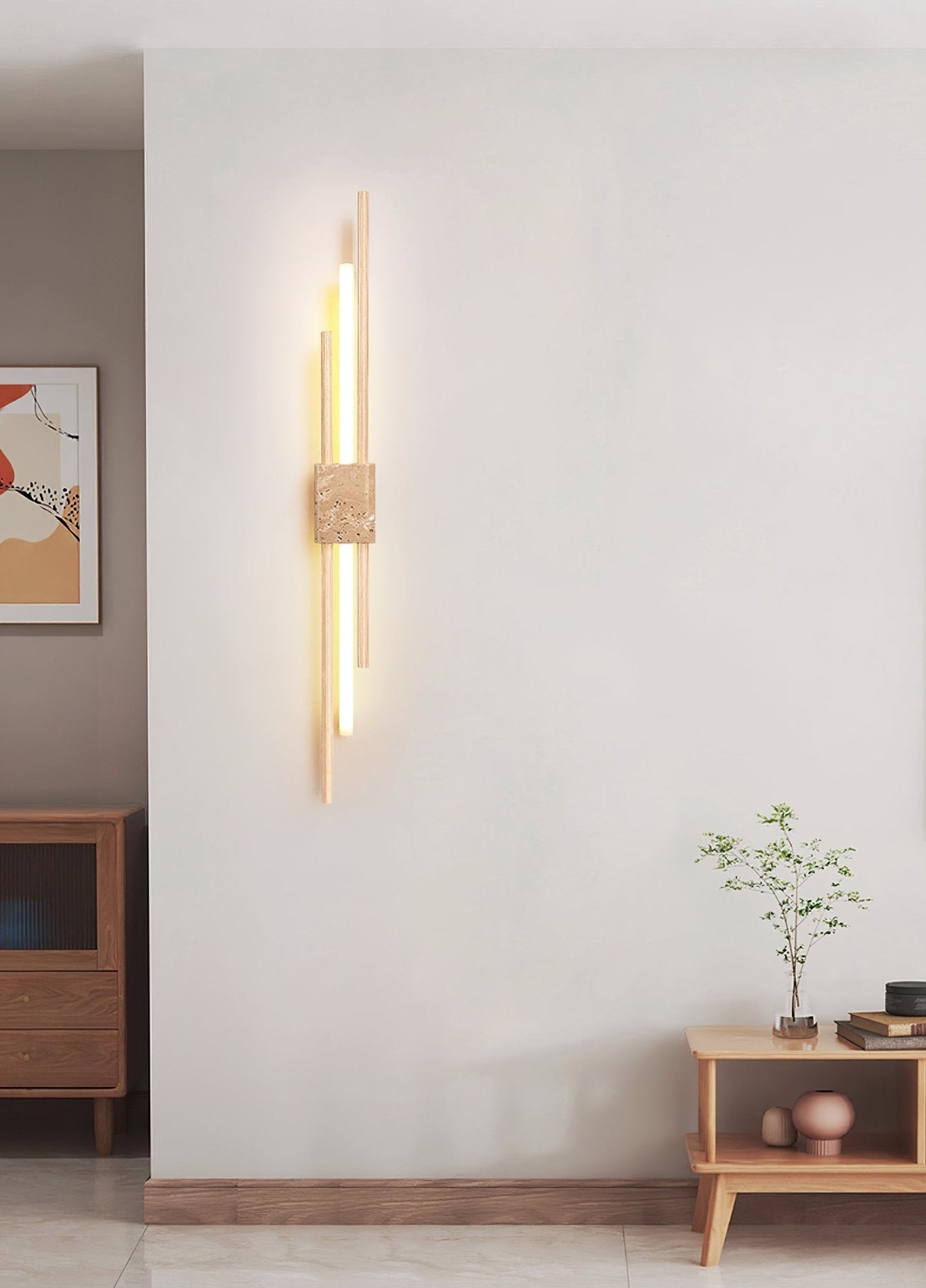 Axis Applique Murale Minimaliste en Bois Terra