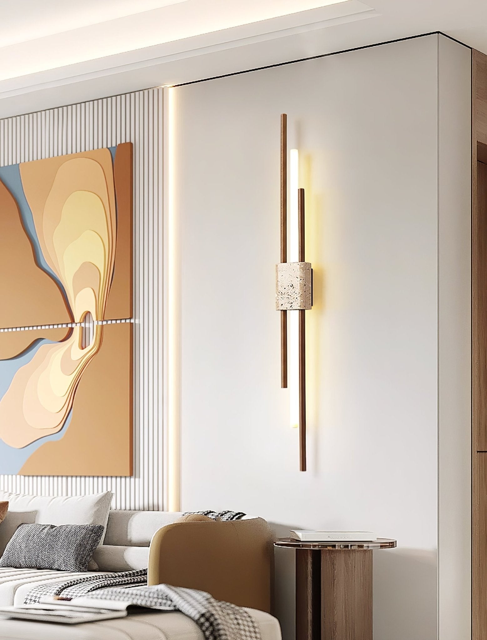Axis Applique Murale Minimaliste en Bois Terra