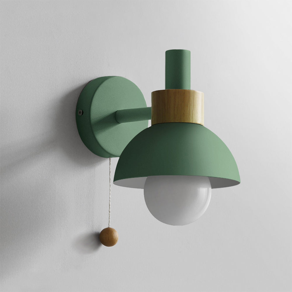 Valentina Moderne LED Applique Murale Métal/Verre Chambre à coucher Blanc/Jaune/Rose/Vert