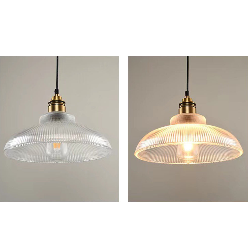 Valentina Industrie LED Suspension Clair/Ambre Chambre à coucher/Restaurant