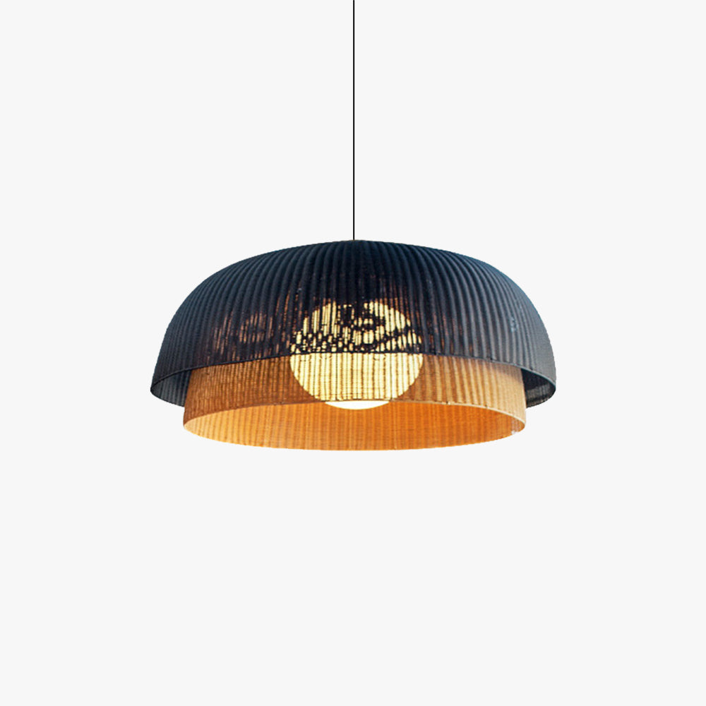 Ritta Cottage LED Suspension Métal/Rotin Chambre À Coucher/Salle À Manger