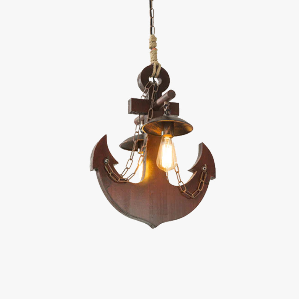 Epoch Rétro LED Suspension Bois Métal Verre Salon/Salle À Manger