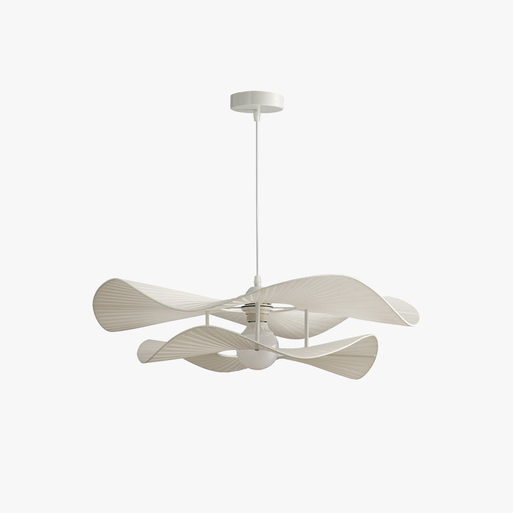 Ritta Moderne LED Suspension Métal Tissu Salon