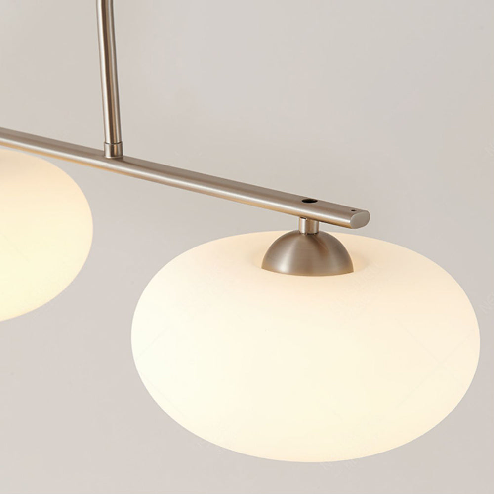 Valentina Suspension Multi Moderne, Verre/Metal, Blanc, Salon