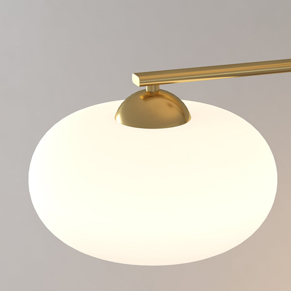 Valentina Suspension Multi Moderne, Verre/Metal, Blanc, Salon
