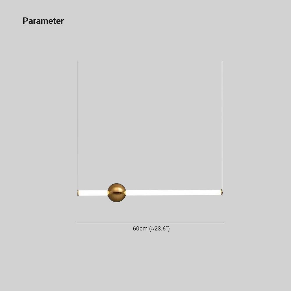 Ray Moderne LED Suspension Or Blanc Métal Verre Salon Salle à manger