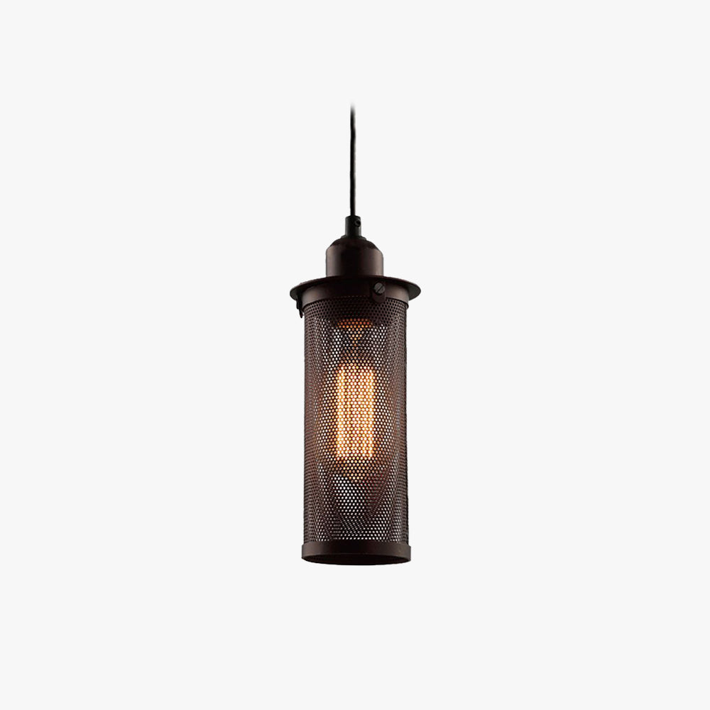 Arisha Industrielle LED Suspension Noir Métal Salon Chambre à coucher
