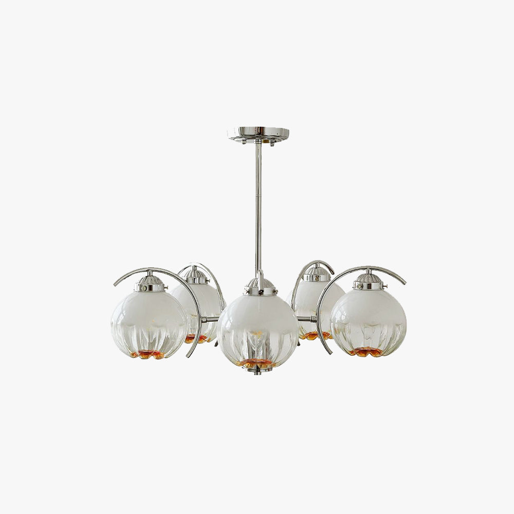 Valentina Lustre Moderne, Metal/Verre, Blanc, Chambre