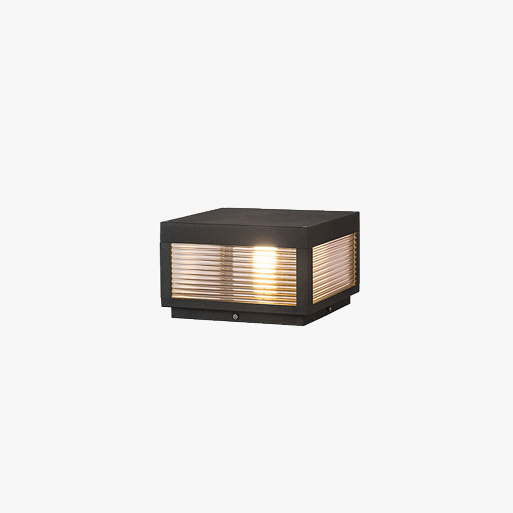 Ray Lampe de Poteau avec Rayures Horizontales