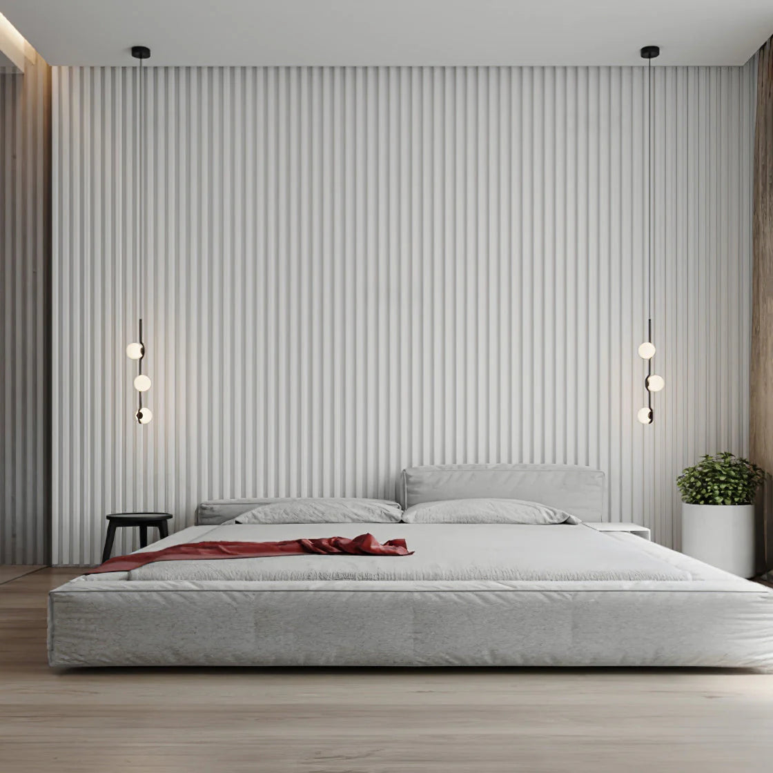 Silva Minimalism Metal Glass Pendant Light Dining Room Bedroom