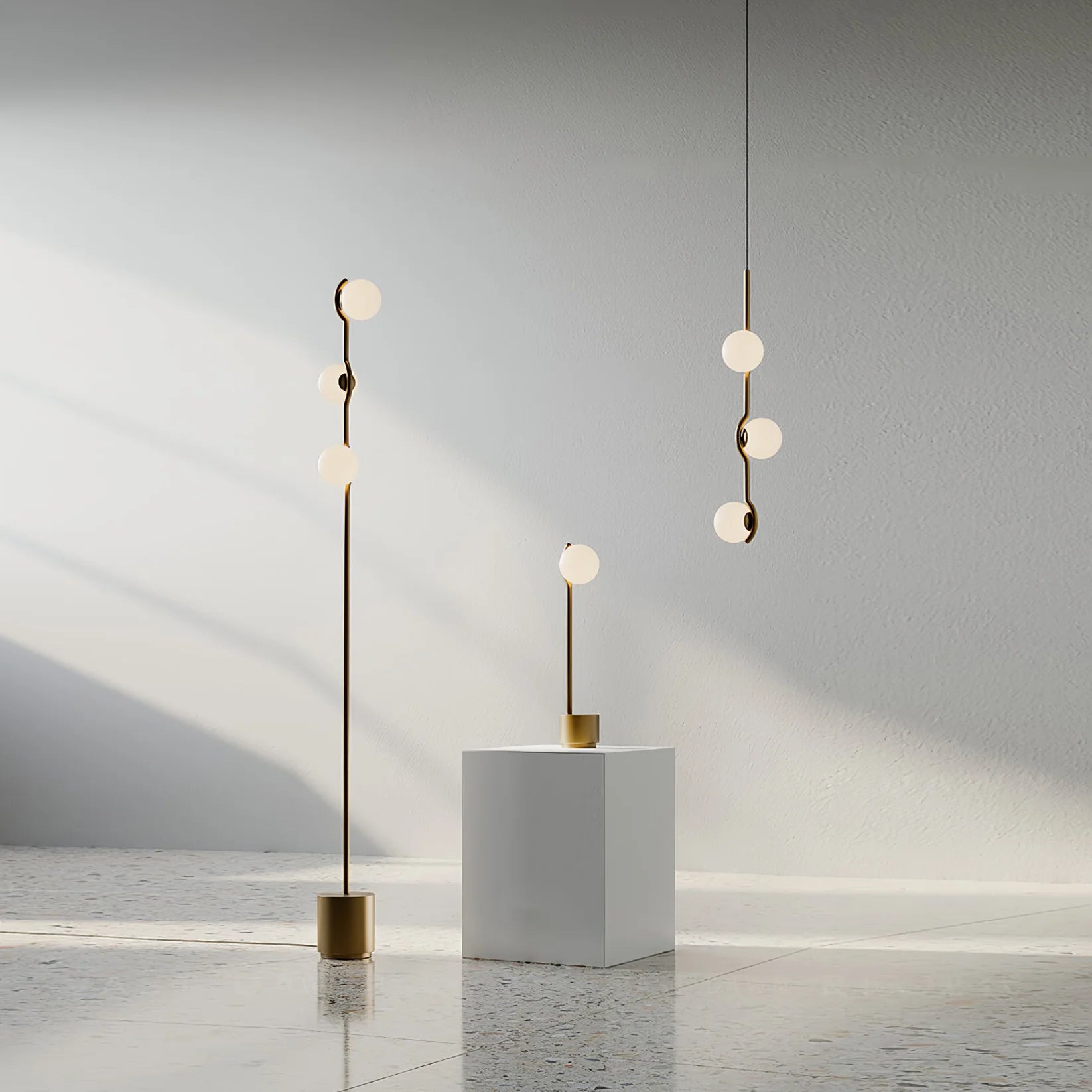 Silva Minimalism Metal Glass Pendant Light Dining Room Bedroom