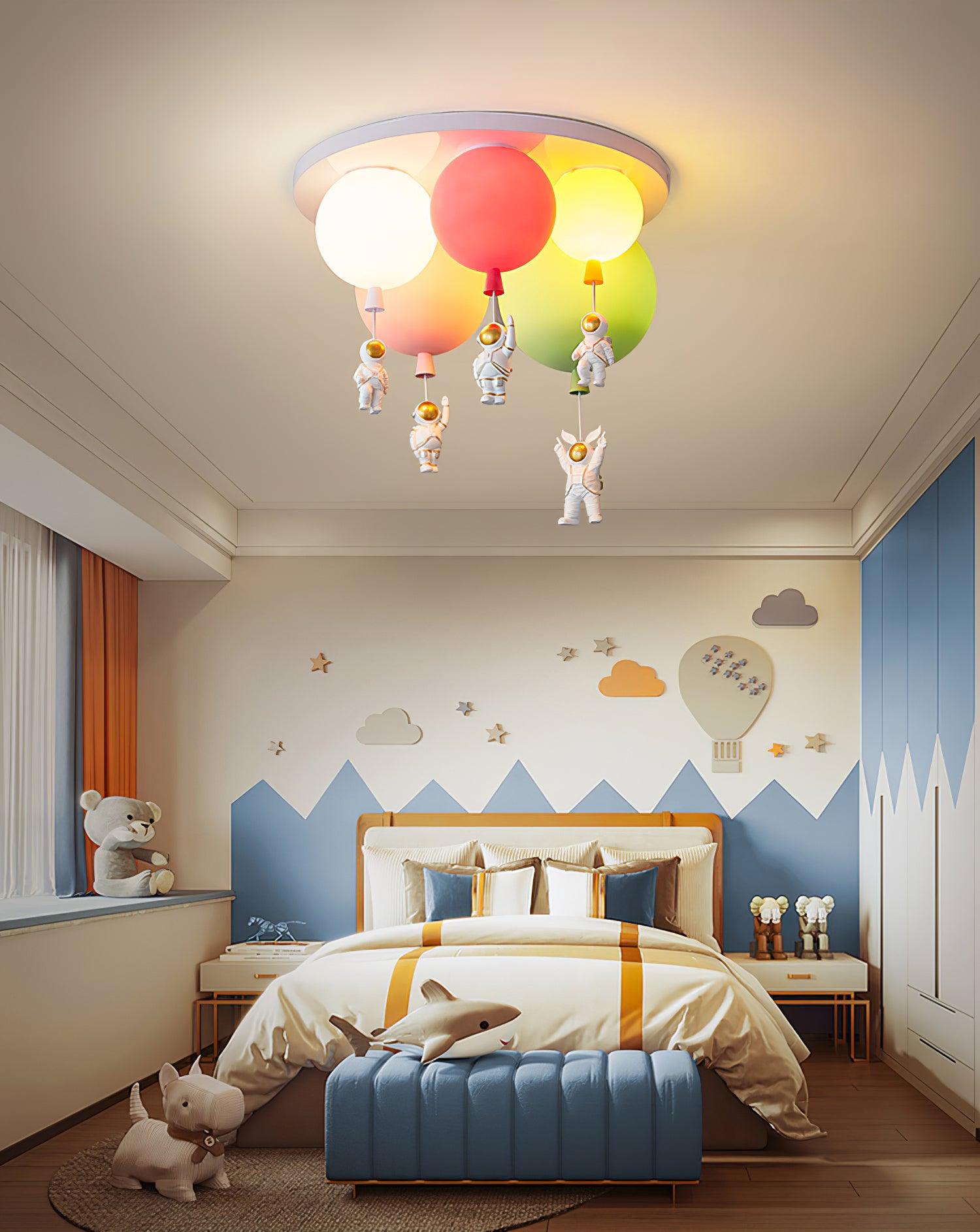 Frosted Balloon Combination Ceiling Lamp - Blowlighting