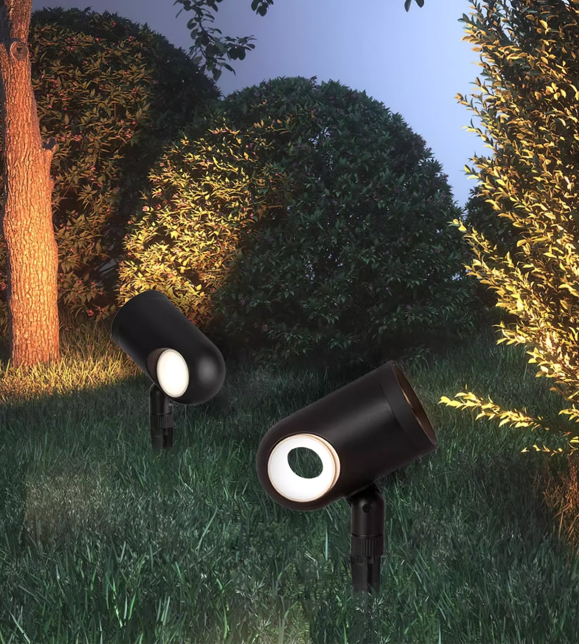 Beam Pointe Ajustable Acier Inoxydable Projecteur Paysage
