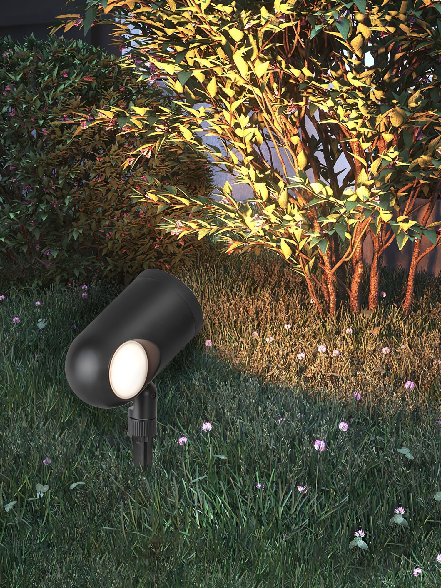 Beam Pointe Ajustable Acier Inoxydable Projecteur Paysage