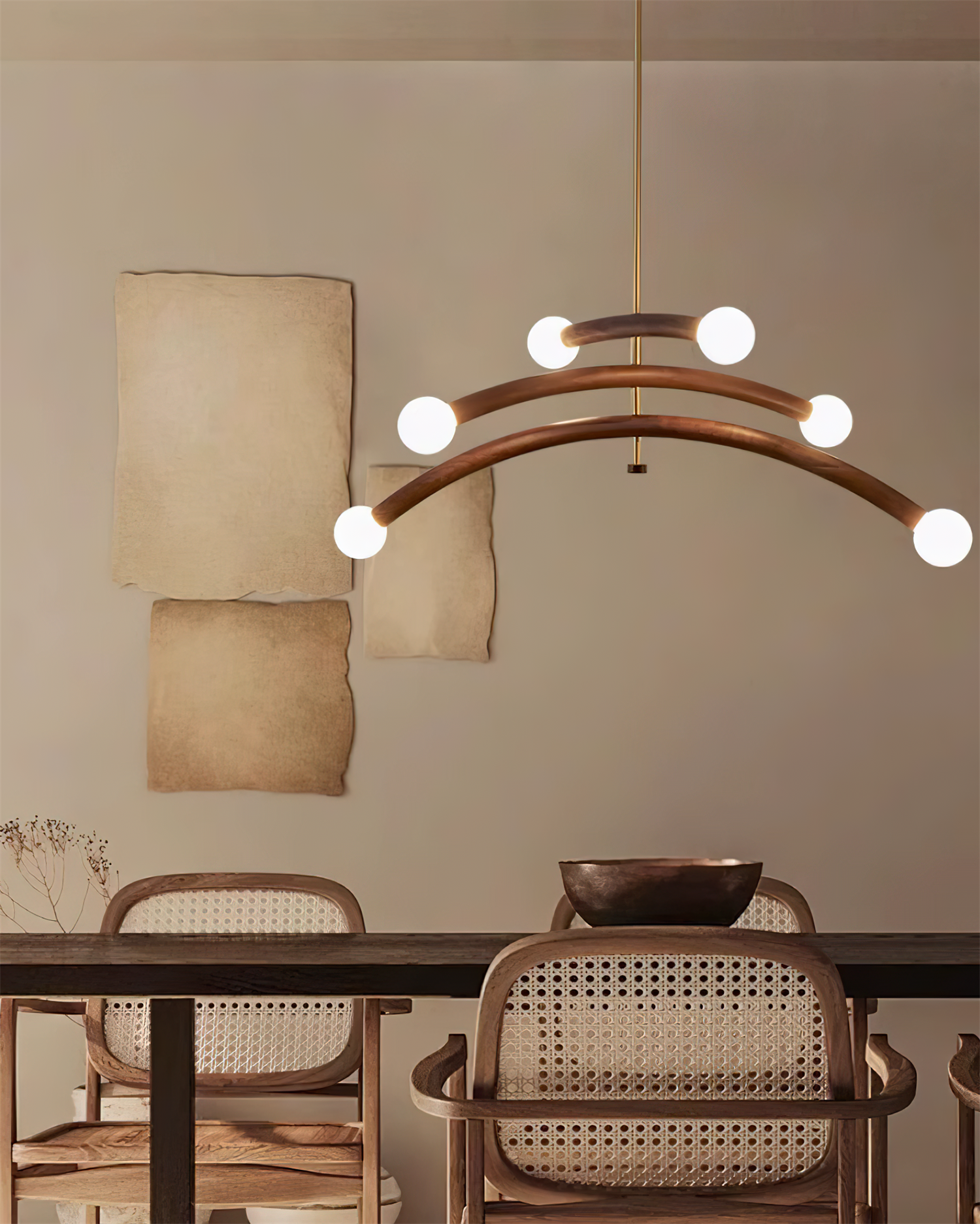 Aurevia Arc Globe Chandelier - Letslighting