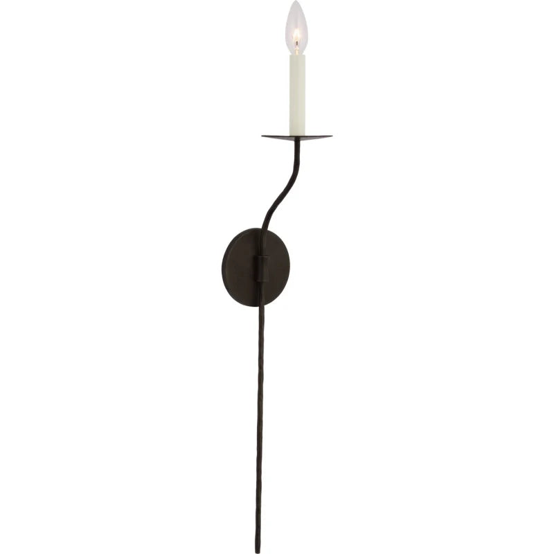 Epoch Vintage Candle Metal Wall Light Fixture Hallway Bedroom Bathroom