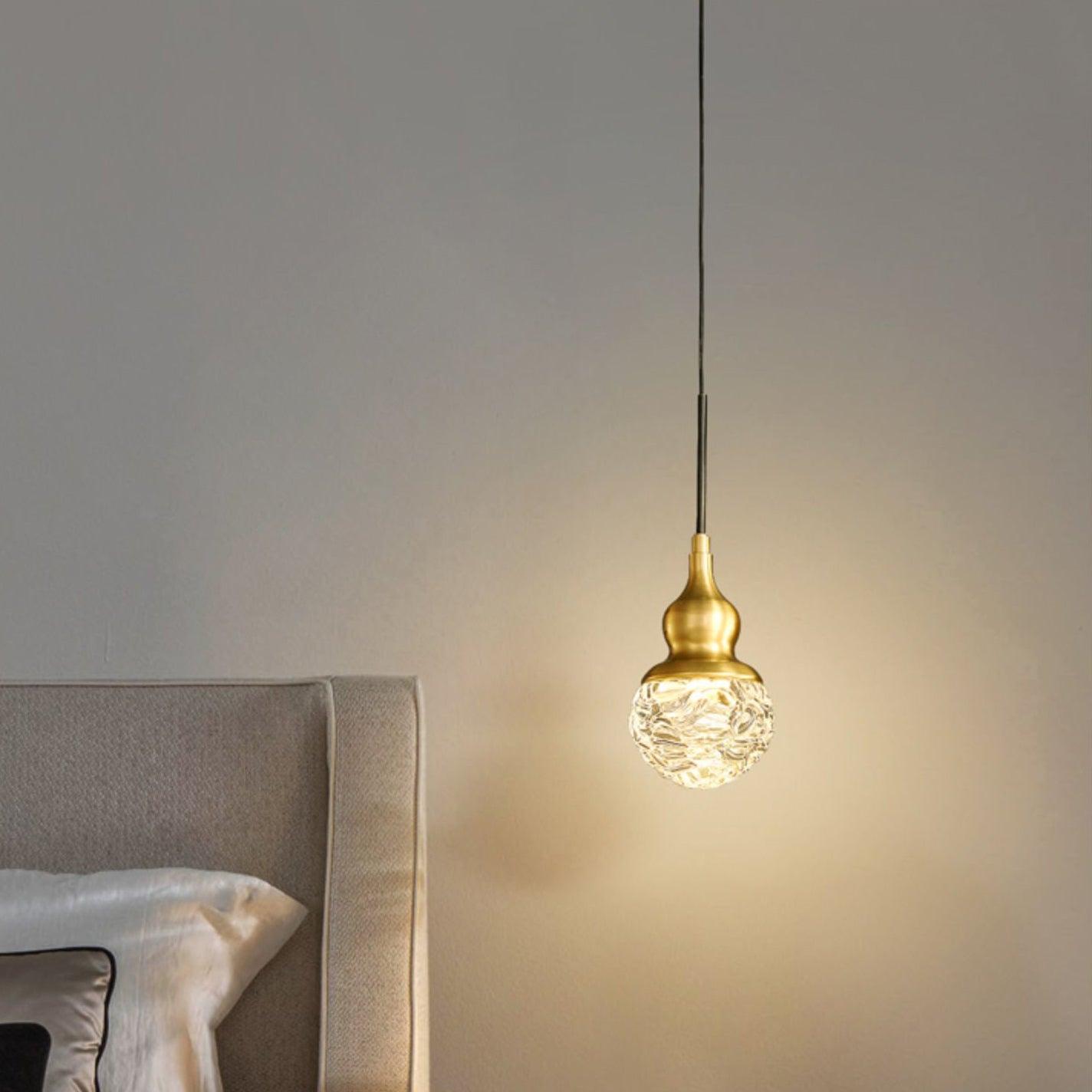 Bella Brass Pendant Light - Blowlighting