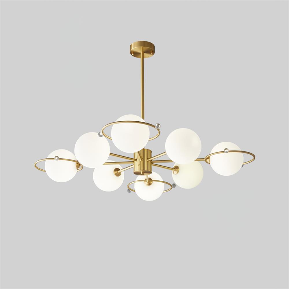 Astra Brass Chandelier Mulit-Head - Letslighting