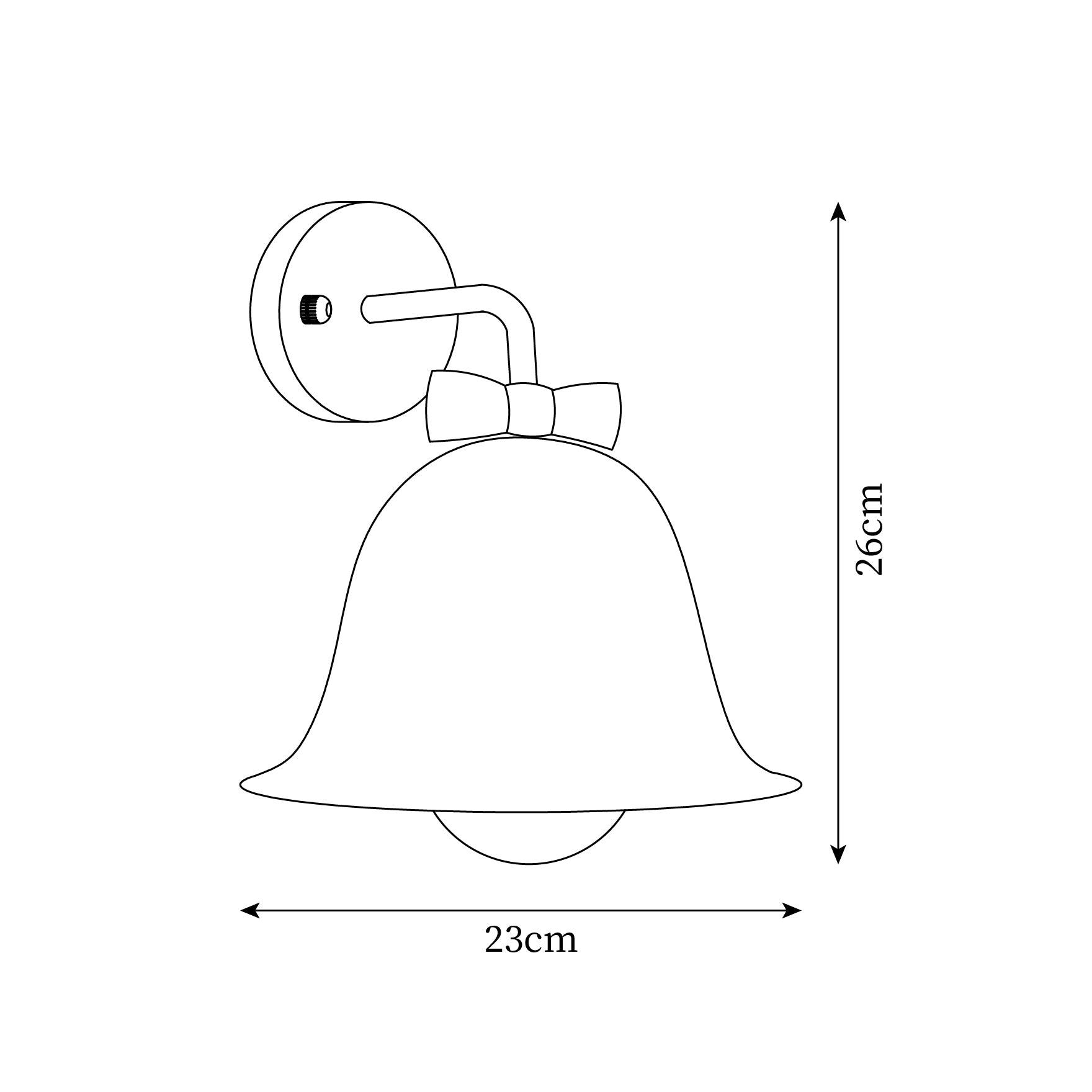 Bells Playful Bell-Shaped Wall Lamp - Letslighting