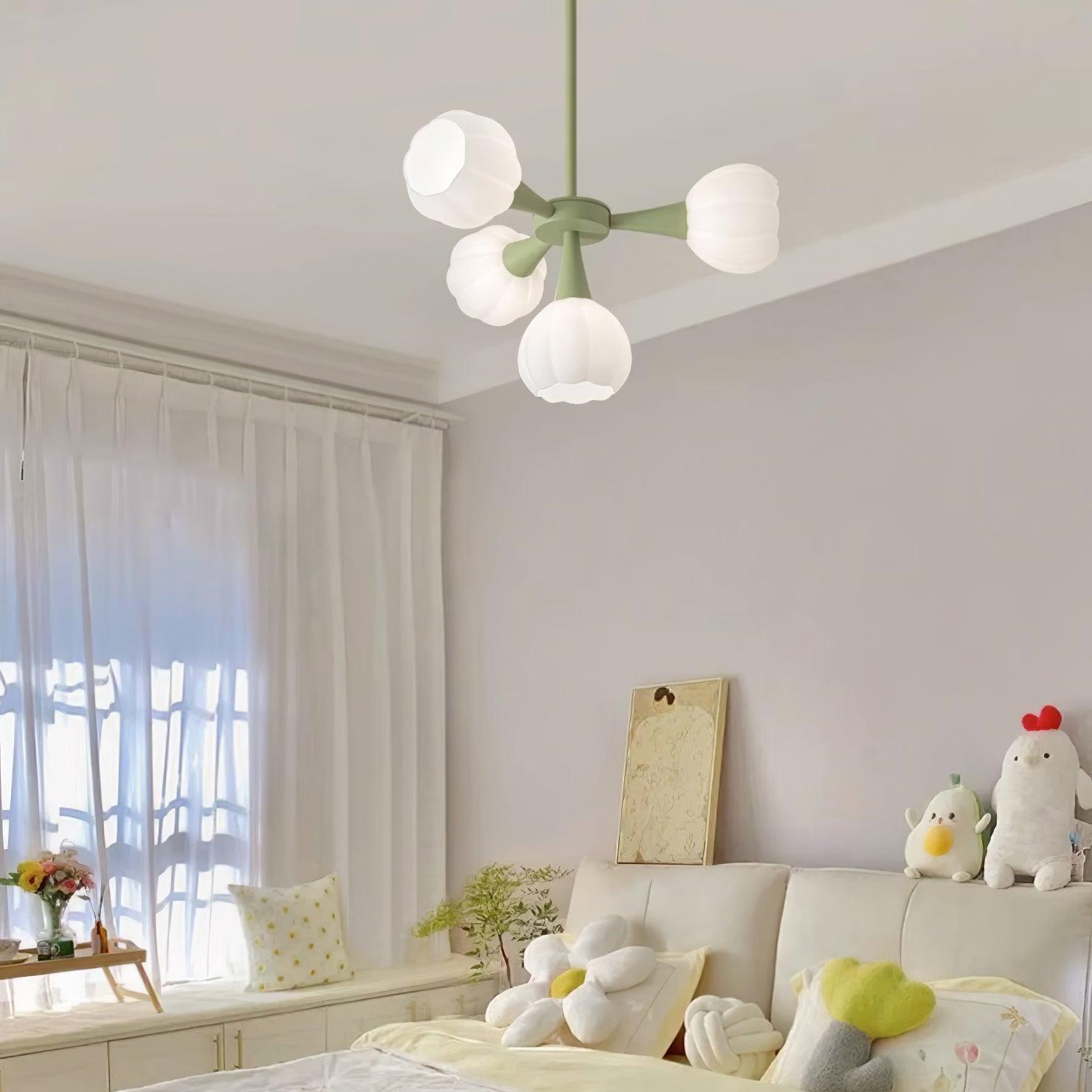 Bethel Rustic Pumpkin Chandelier - Letslighting