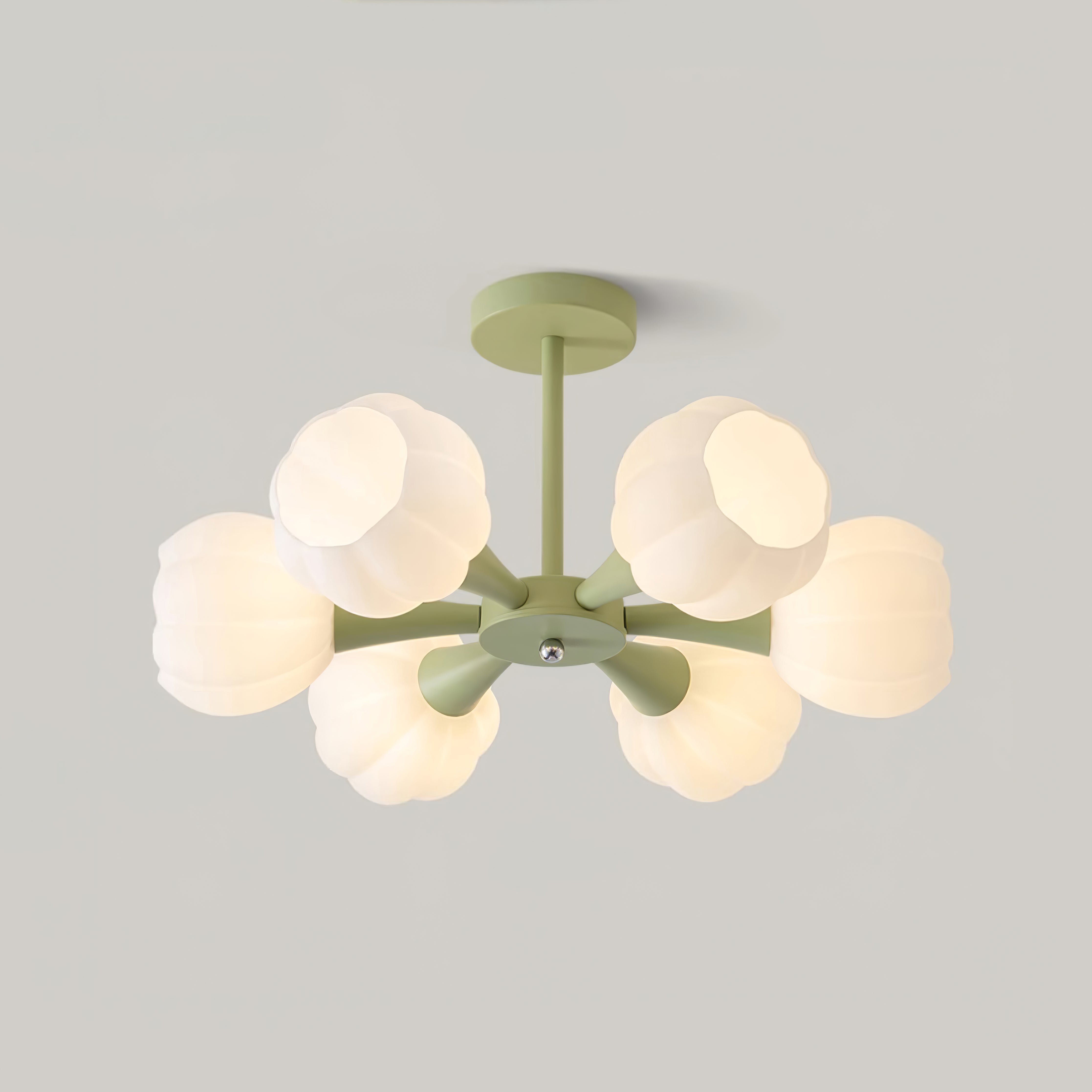 Bethel Rustic Pumpkin Chandelier - Letslighting