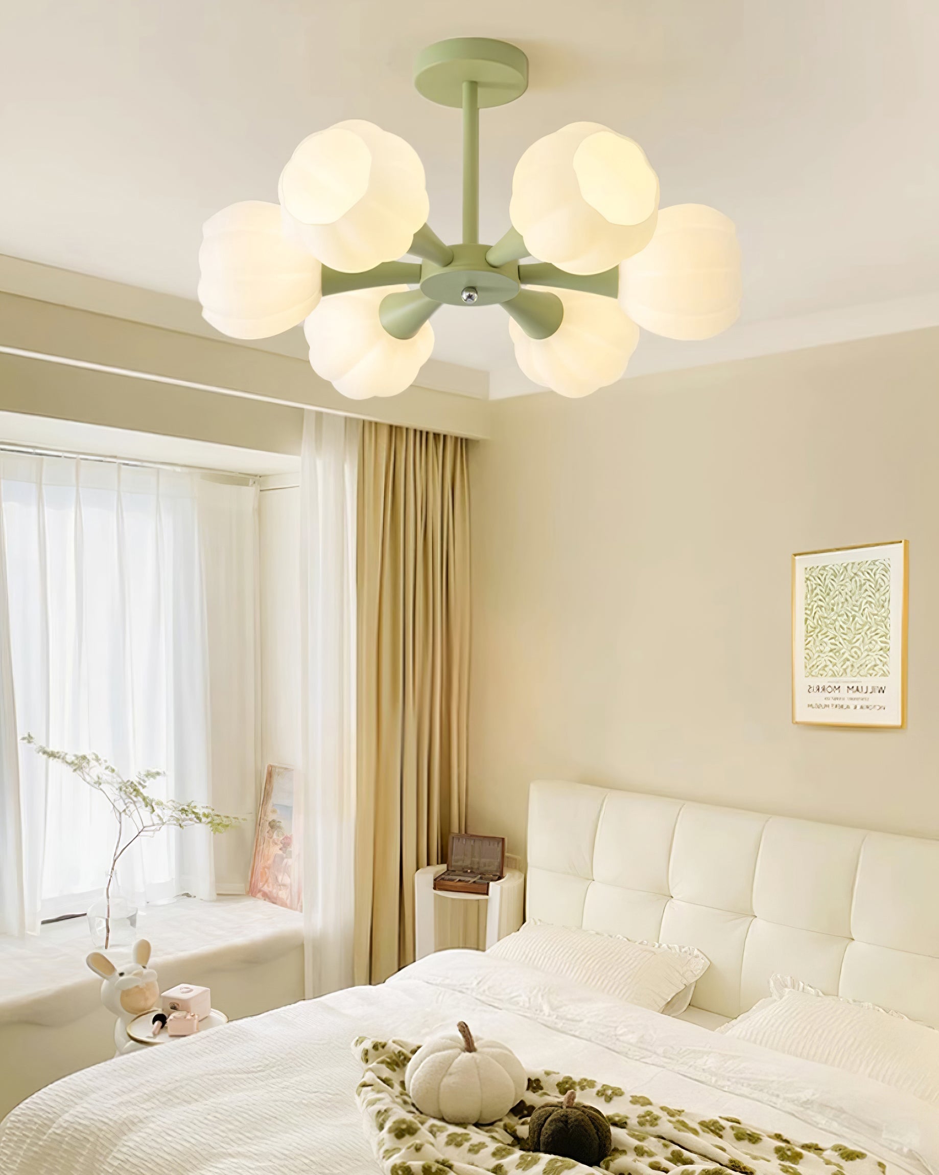 Bethel Rustic Pumpkin Chandelier - Letslighting