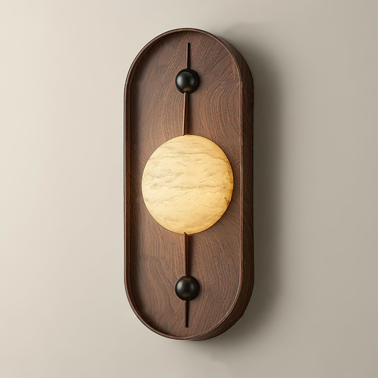Gloruvyu Individual Creativity Metal Alabaster Wall Lamp - Lamp Copper