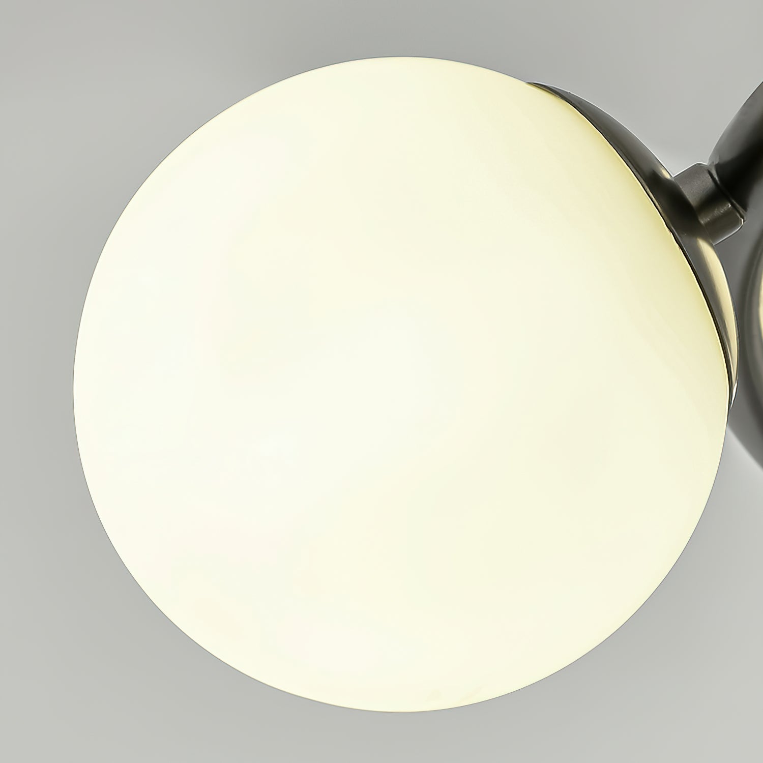 Keden Ceiling Light Black Orbital Frosted Glass Shades - Letslighting