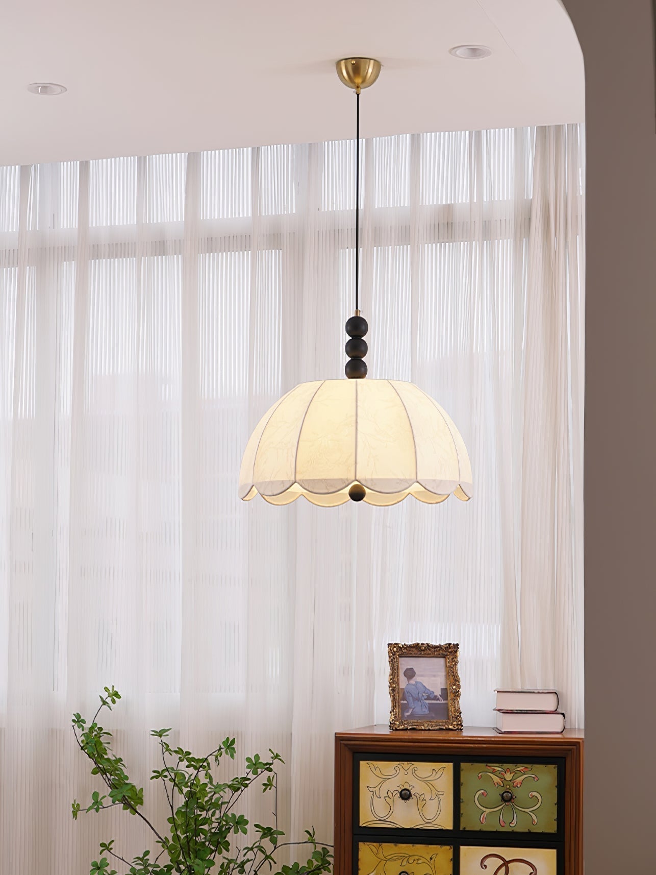 Blossom Fabric Pendant Light - Blowlighting