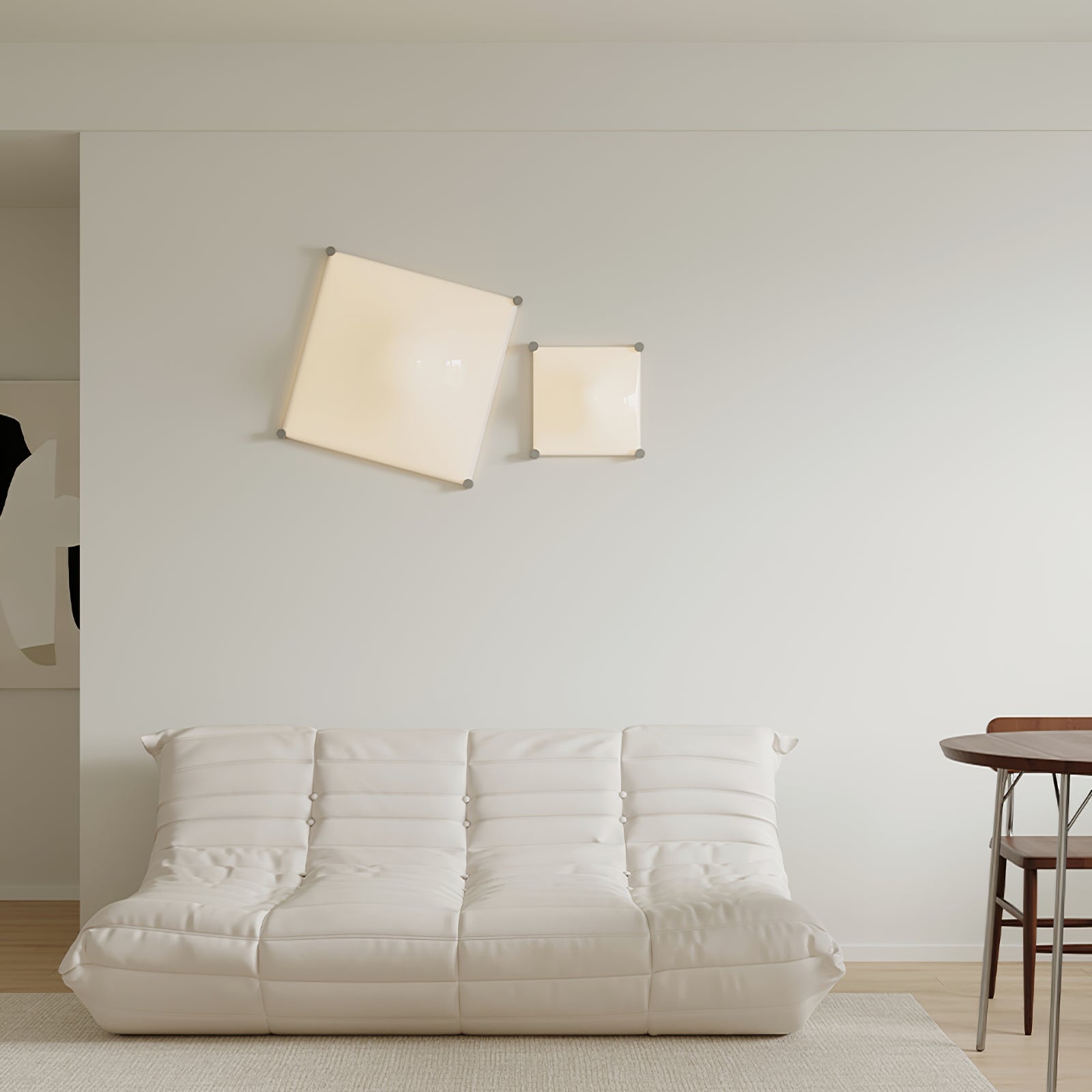 Bolla Ceiling Light Soft White Curves Elegant - Letslighting