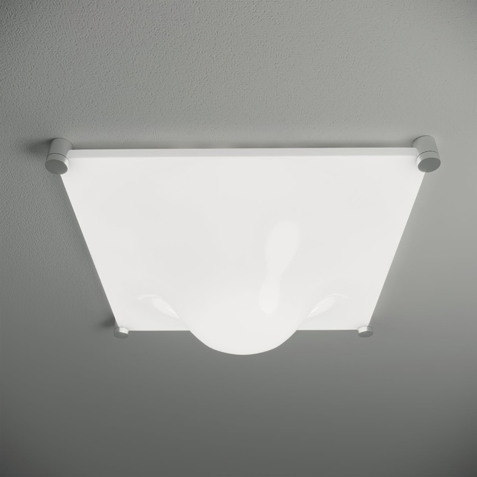 Bolla Ceiling Lamp Curved Triangle Shade Minimalist - Letslighting