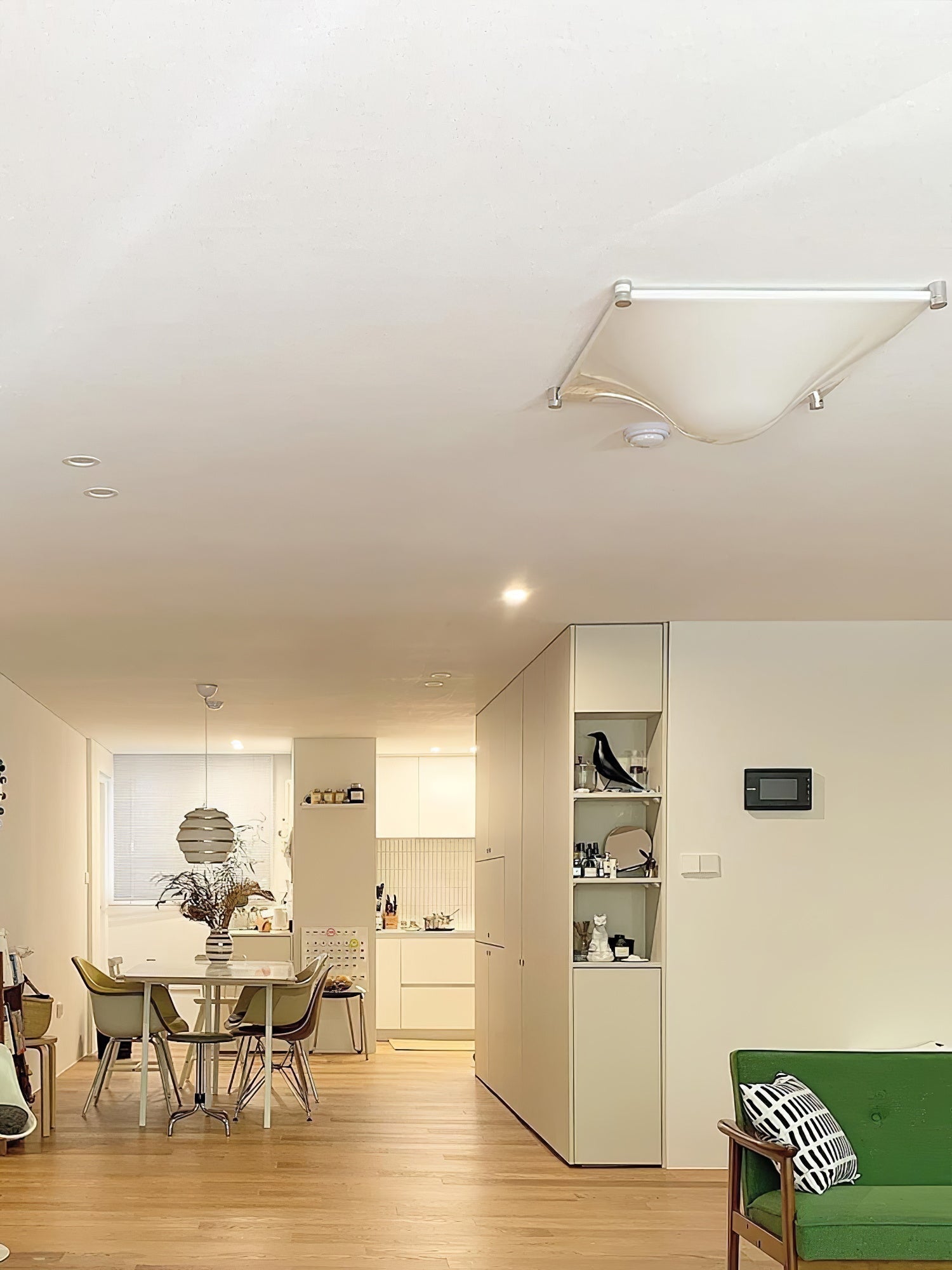 Bolla Ceiling Light Soft White Curves Elegant - Letslighting