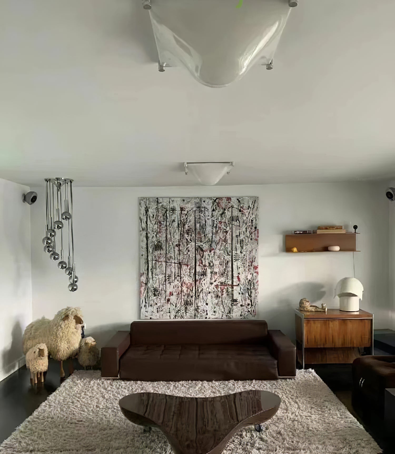 Bolla Ceiling Light Soft White Curves Elegant - Letslighting