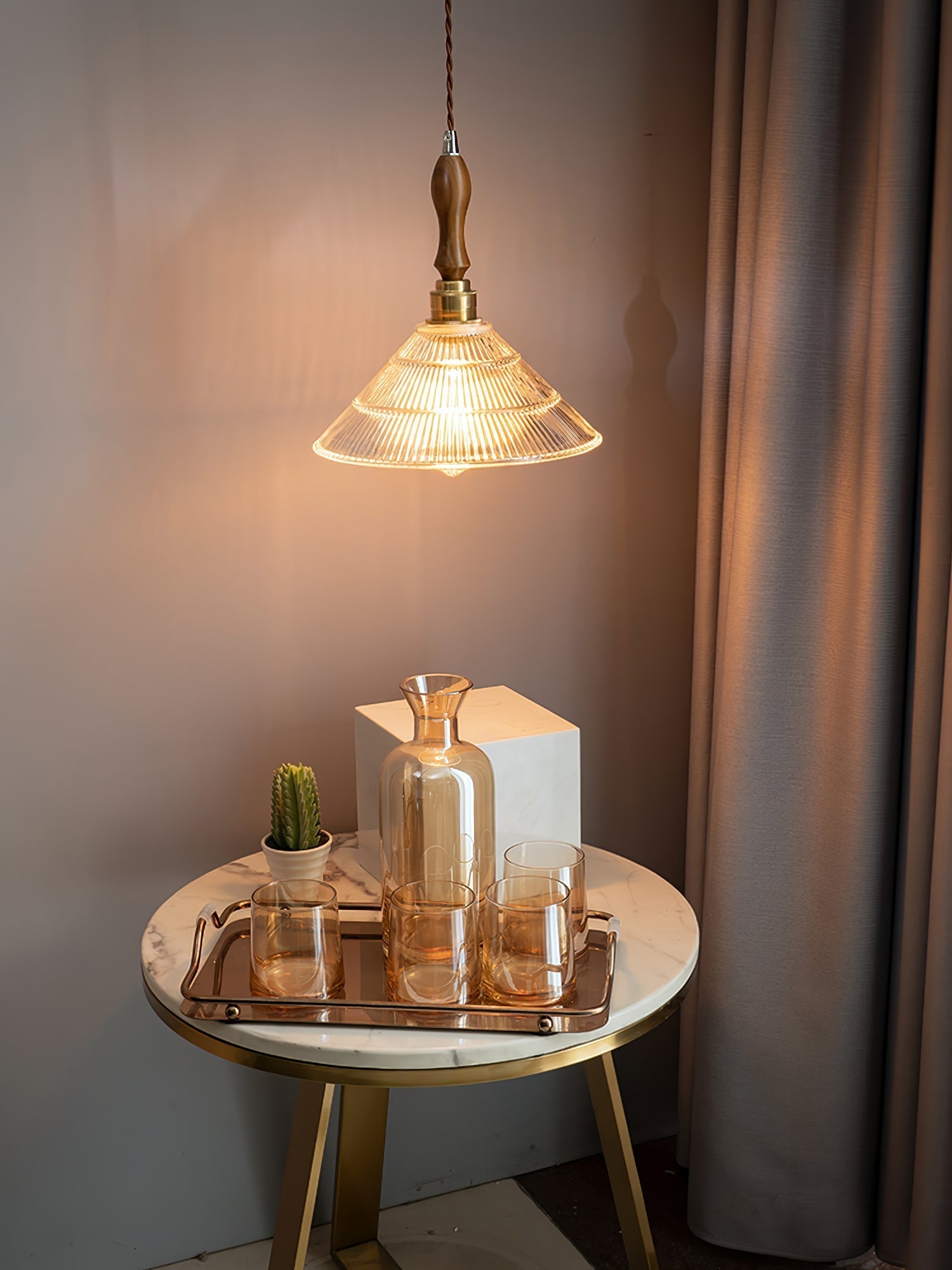 Vintage Ripple Pendant Lamp - Blowlighting