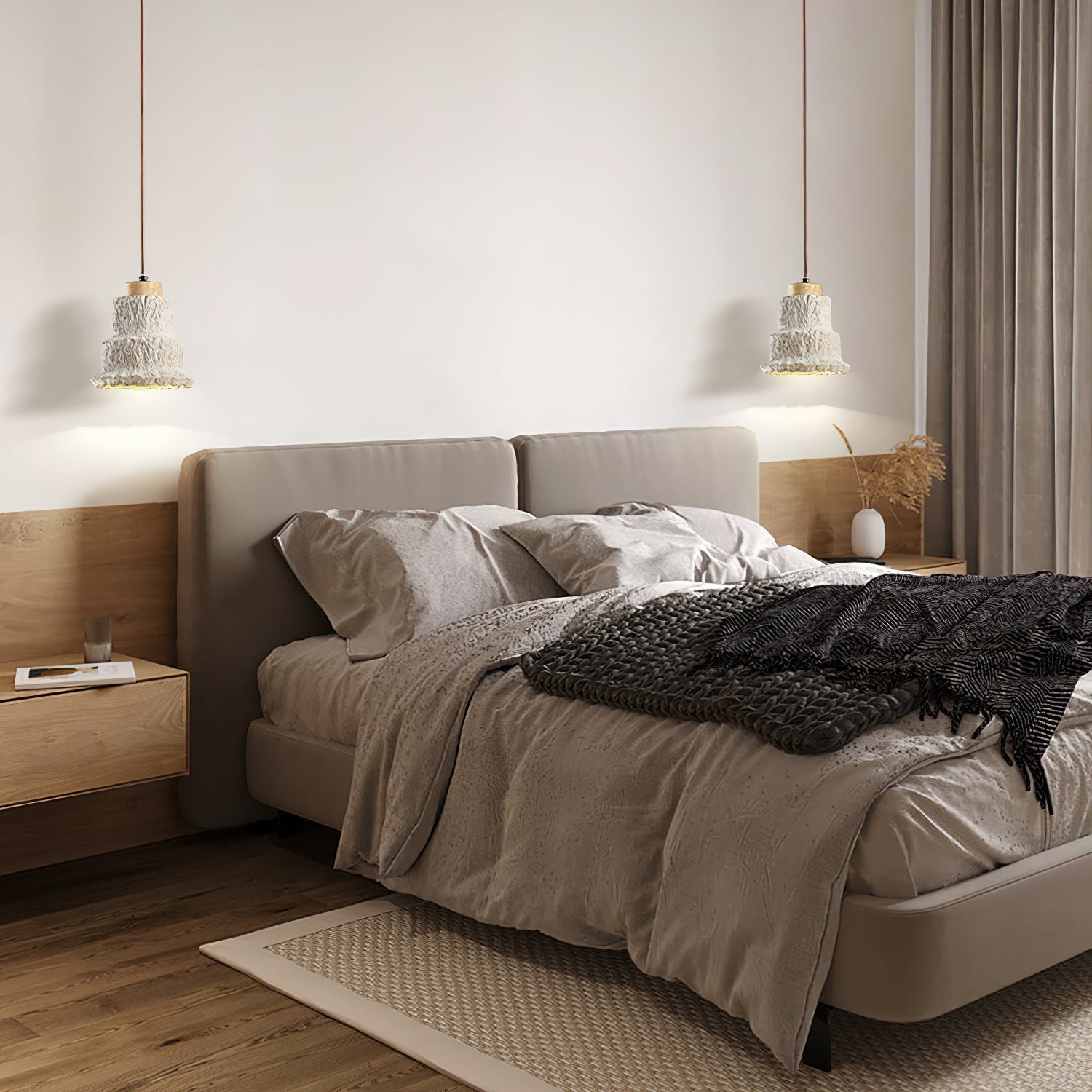 Esilara Tiered Travertine Pendant Light - Letslighting