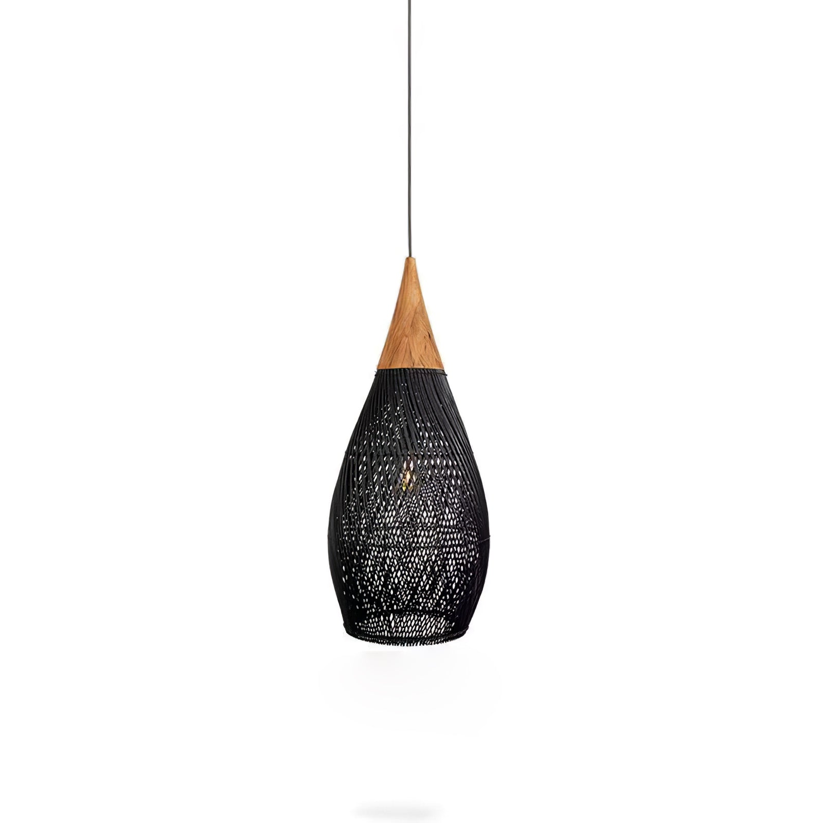 Braided Rattan Pendant Lamp - Blowlighting