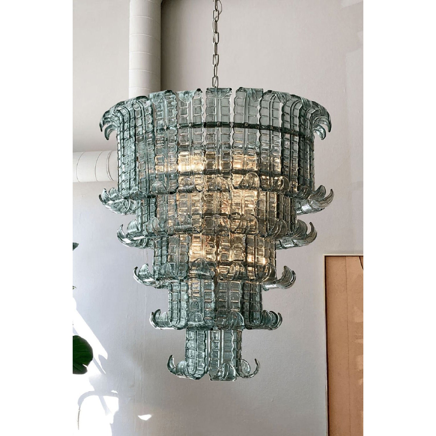 Aether Postmodern Luxury Glass Metal Chandelier - Lamp Copper
