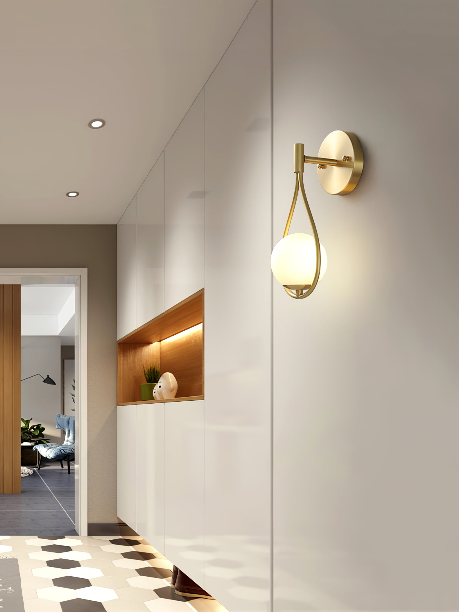 Brass Vanity Wall Lamp - Blowlighting