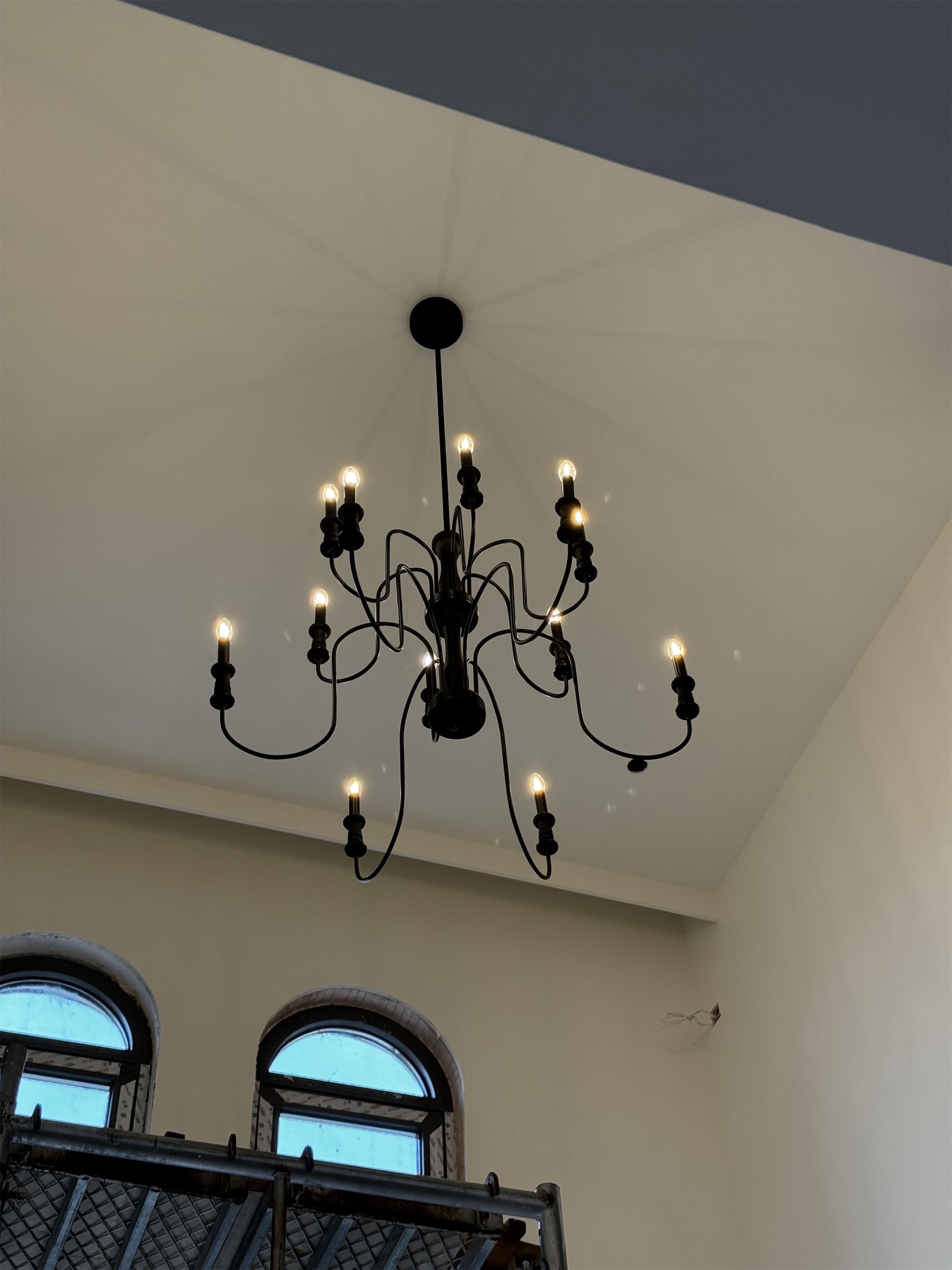 Volo Postmodern Luxury Wooden Metal Chandelier - Lamp Copper