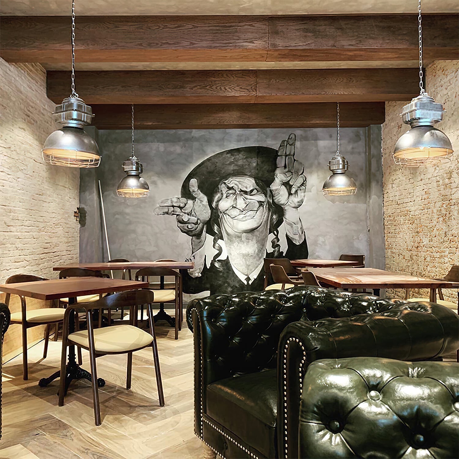 Astra Vintage Industrial Brilliant Metal Pendant Light - Lamp Copper