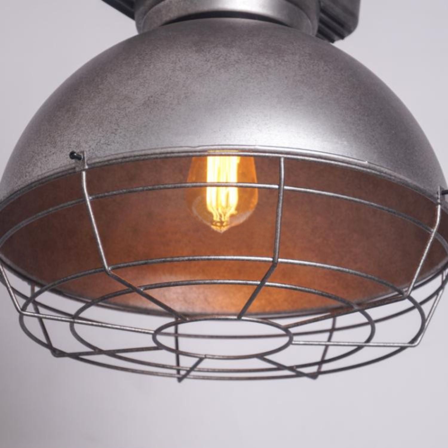 Astra Vintage Industrial Brilliant Metal Pendant Light - Lamp Copper