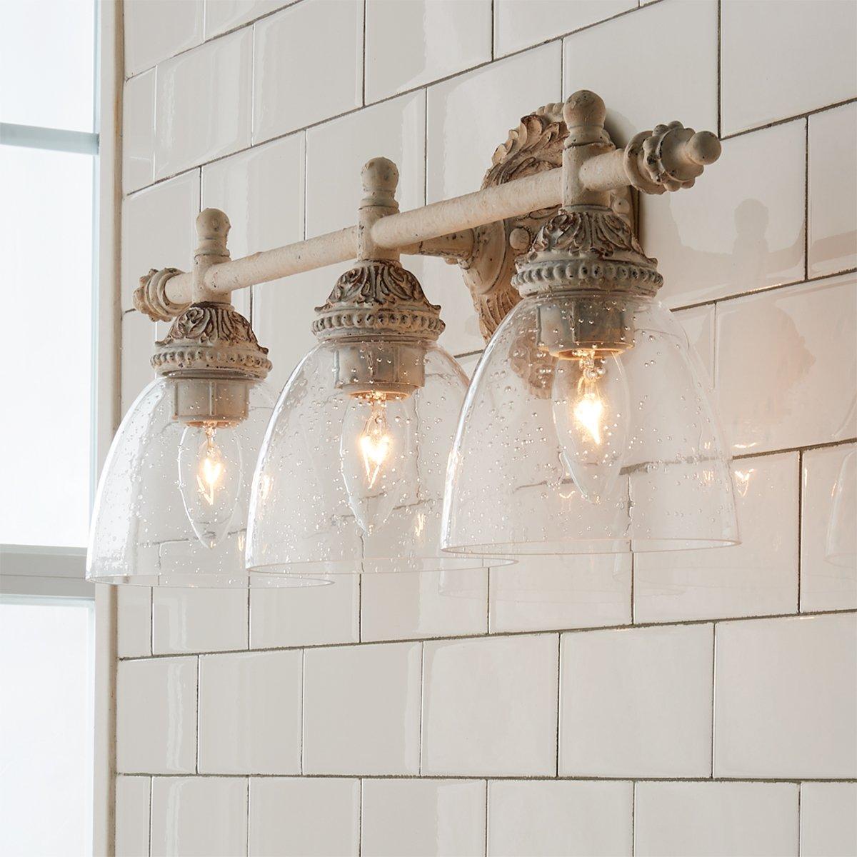 Orion Vintage Industrial Vanity Metal Glass Wall Lamp - Lamp Copper
