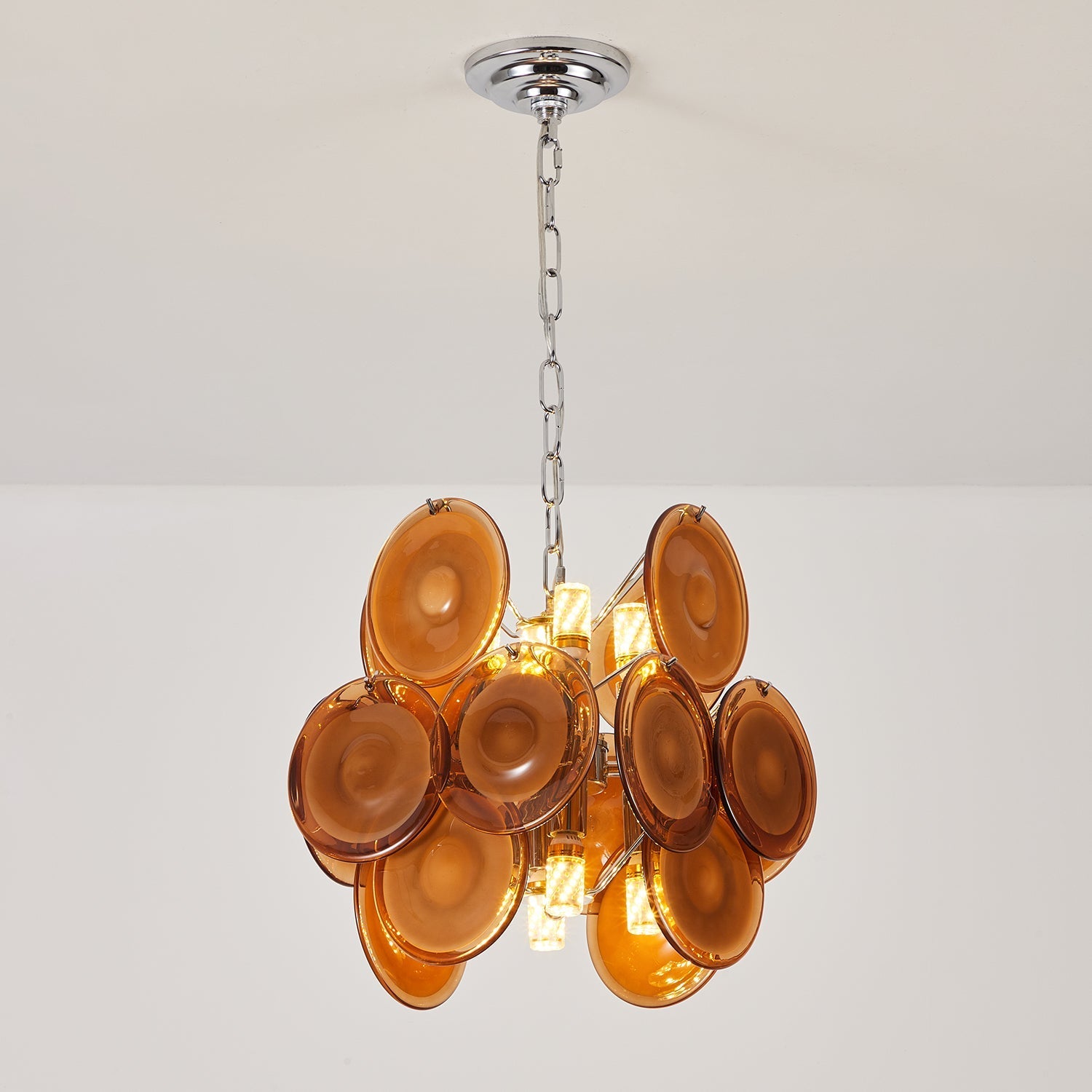 Brunelle Pendant Lamp Polished Glass Elegance - Letslighting