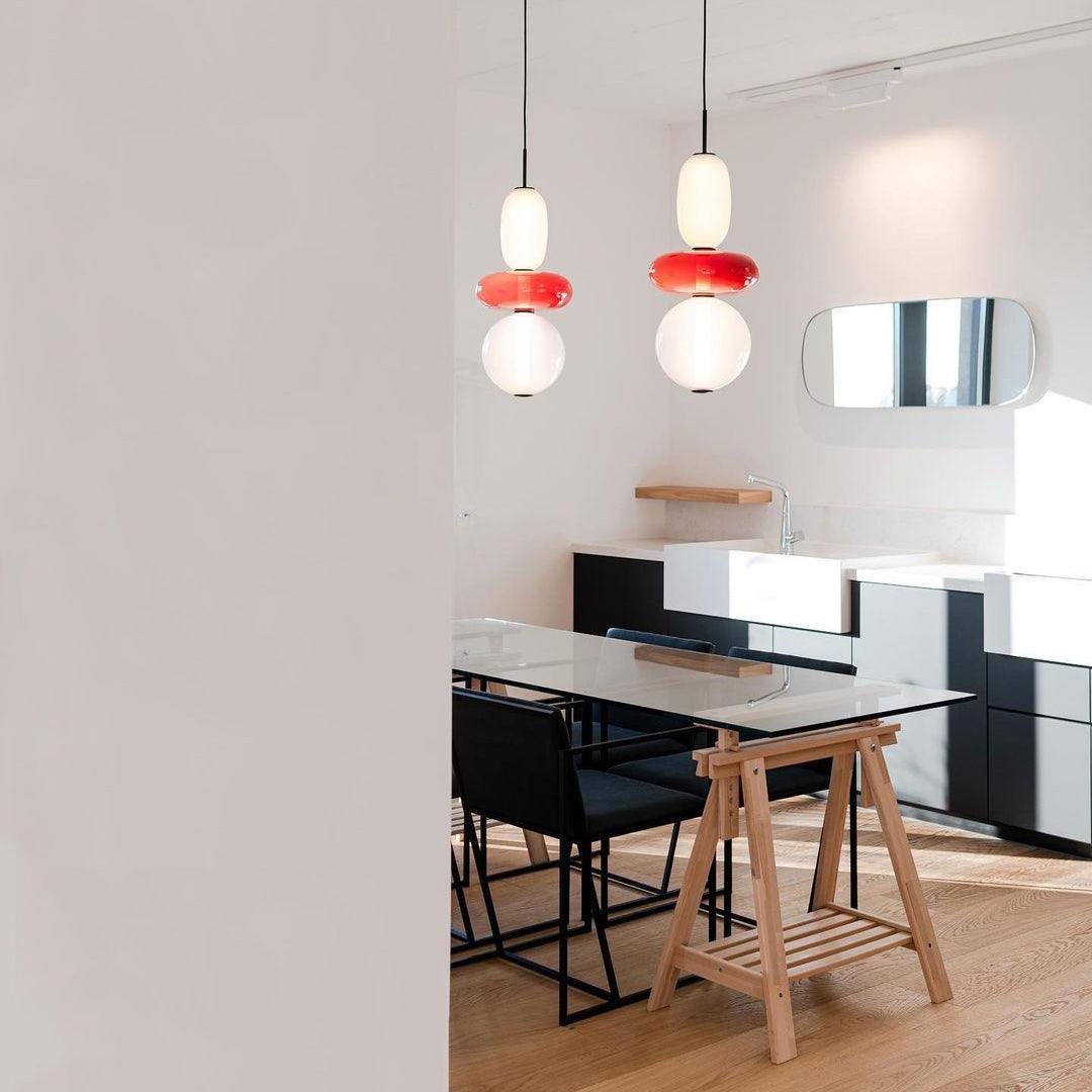 Candied Glass Combo Pendant Light - Blowlighting